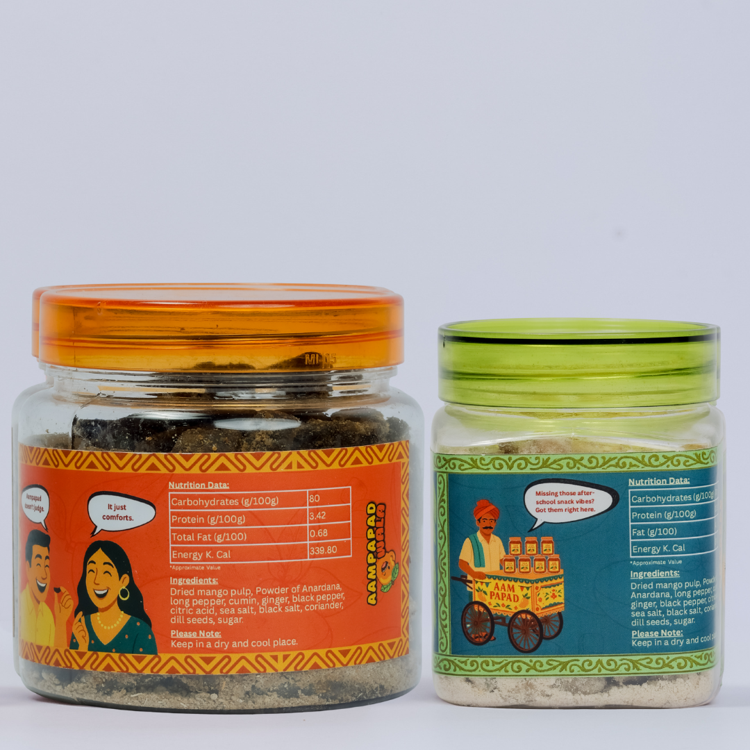 Kaala Khatta and Khatta Meetha Aampapad Combo